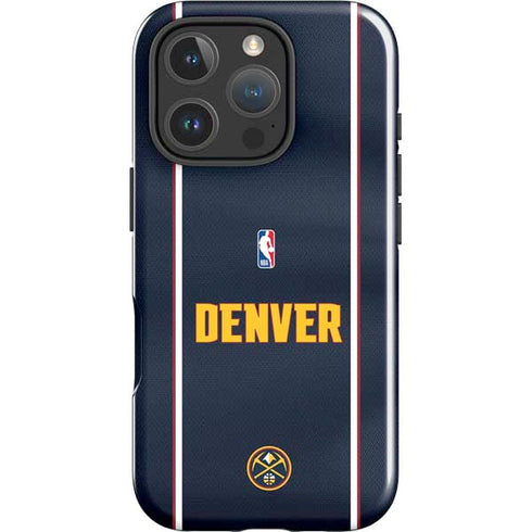 NBA Denver Nuggets Jersey iPhone 16 Pro Max Impact Case